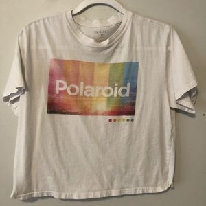 Polaroid crop top
